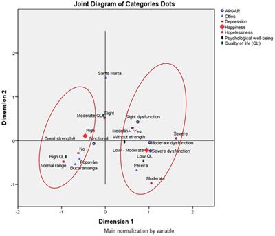 The subjective perception of the happiness of older adult residents in Colombia